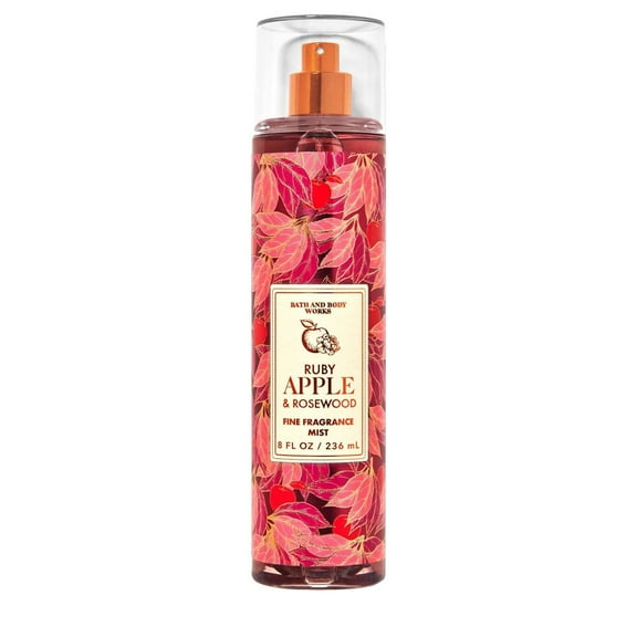 Bath and Body Works RUBY APPLE & ROSEWOOD Fine Fragrance Mist 8 Fluid Ounce