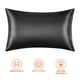 thumbnail image 5 of 1 funda de almohada de satén de seda para el hogar suave para el cabello y la piel funda de almohada CACAGOO Negro/20in * 54in, 5 of 6