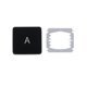 thumbnail image 4 of Keycap Compatible Macbook Pro Retina A1707 A1706 Un Clip Negro Uno Blanco, 4 of 5