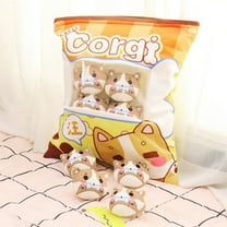 2026 New Bunny Plush Toys, Stuffed Animals Toys Bunny Soft Pillow Toys, Cartoon Bag Doll Plush Toy Creative, Best Gifts for Bunny Easter Holiday Birthday (Plush Figures, Puppy-Yellow)