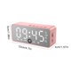 thumbnail image 5 of Wosthever Despertador digital Altavoz con reducción de ruido compatible con Bluetooth Termómetro en tiempo real Relojes Accesorios para dormitorio Electrodomésticos Rosado tipo 3, 5 of 6