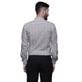 thumbnail image 2 of BESTMAN Long Sleeve Formal Shirt For Men Printed Button Down Cotton Men Shirts, 2 of 5