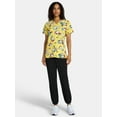 thumbnail image 2 of Peanuts Snoopy Women's Graphic Scrub Top, Sizes S-3XL, 2 of 5