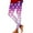Purple, variant on COMVALUE Valentines Leggings for Women High Waisted Stretch Love Heart Printed Yoga Pants Trendy Running Tights (Dark Blue, XL)