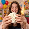 thumbnail image 3 of BingTong Realistic Whipped Cream Stress Toy – Slow Squeeze Ball, Soft Silicone Fidget for Anxiety Relief (White), 3 of 6