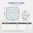 thumbnail image 3 of Daiia Tennis Rackets And Balls 2PCS Car Windshield Sun Shade, Foldable Sun Shield for Car Front Window, Auto Sun Blocker Visor Protector Universal for Truck SUV Pickup-Small, 3 of 7