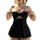 thumbnail image 3 of Gibobby Traje de Baño Sexy Bikini Traje de baño de playa al libre para mujer de verano Traje de baño de playa para mujer Traje de baño de diseño integrad(Negro,XL), 3 of 5
