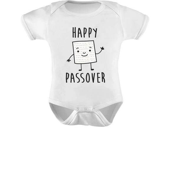 Tstars Boys Unisex Passover Shirts Passover Matzah Funny Humor Happy Passover Matzah Jewish Cute Passover Holiday Seder Gift Baby Bodysuit