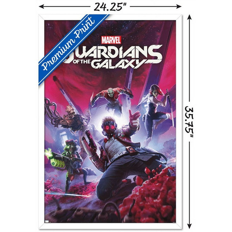 Marvel's Guardians of the Galaxy Video Game - Key Art Wall Poster