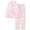 Pink & White Bows, variant on Satin Girls Satin Pajamas 2 PC Comfy Long Sleeves and Pants Purple Cat Teen & Little Kid Pjs Set Size 16