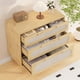 thumbnail image 3 of 3 cajones dormitorio con asas y patas de madera, 3 of 7