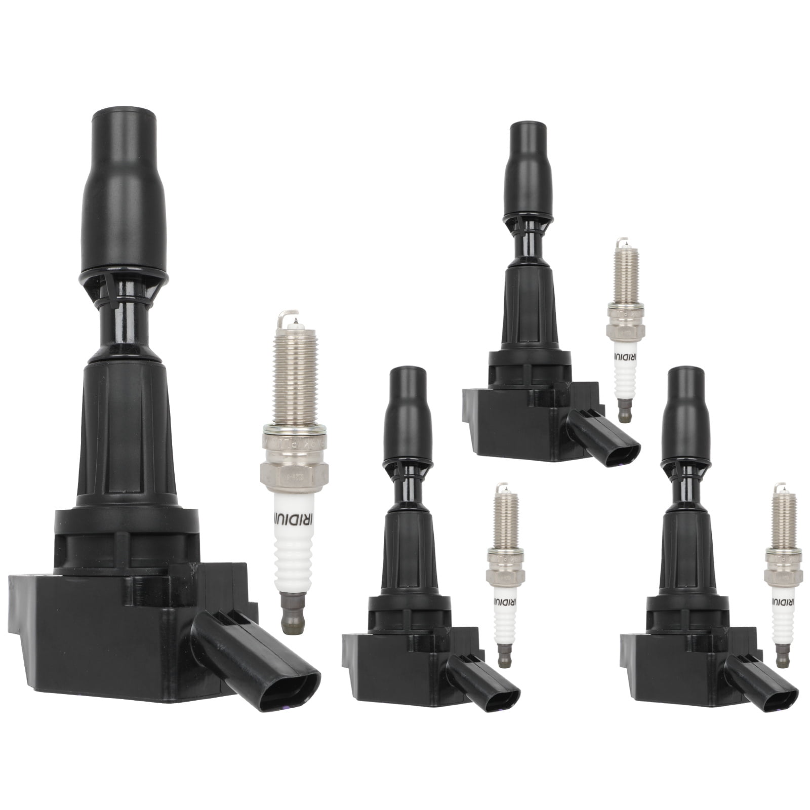 ECCPP 4 ignition coils with 4 iridium Spark Plugs,UF764,for Hyundai Sonata 2015-2019,Santa Fe Sport 2016-2018,Tucson 2018-2020 &,for kia Optima 2016-2020,Sorento,for Sportage,RondoGN10730