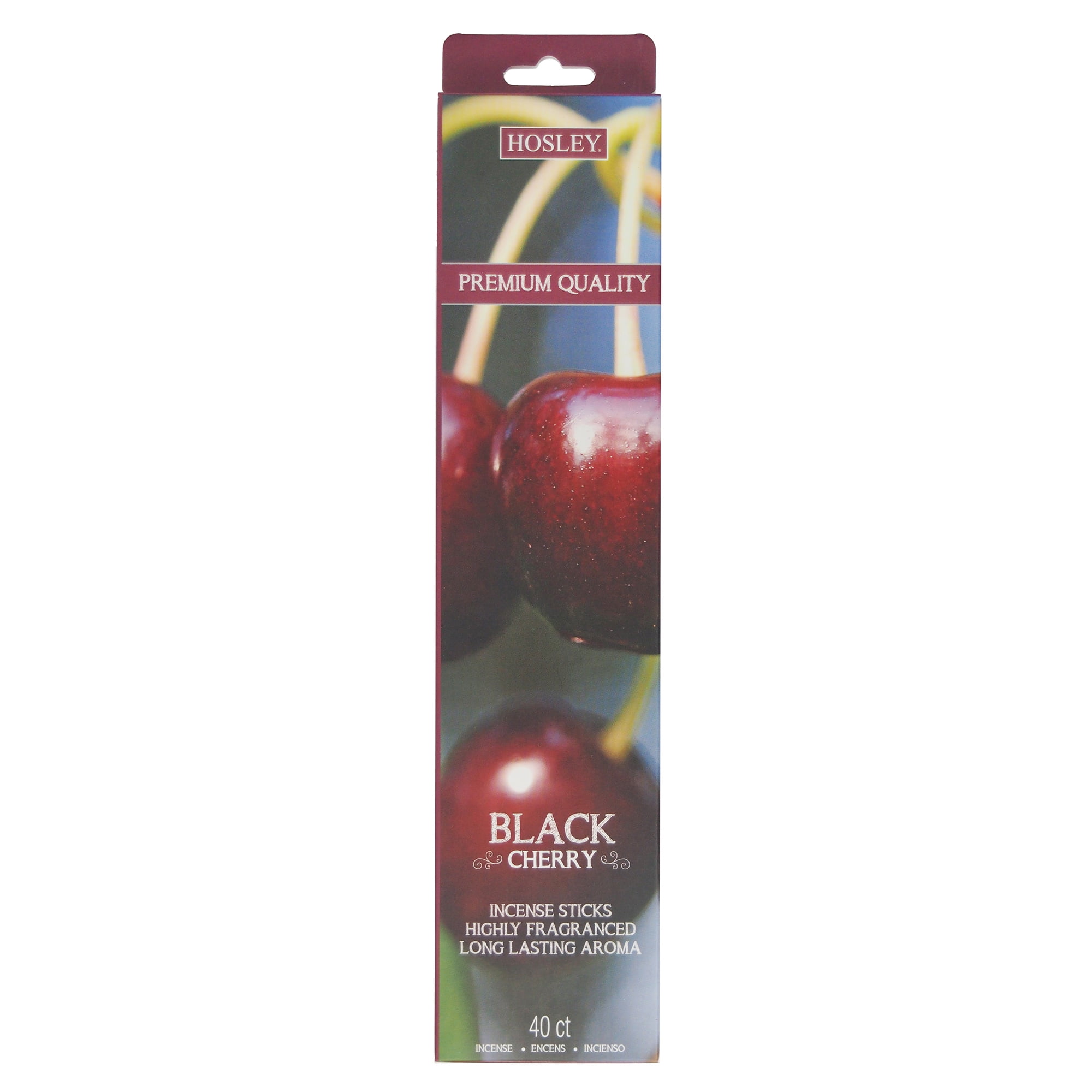 Hosley 40 pc. Highly Fragrance Black Cherry Incense Sticks