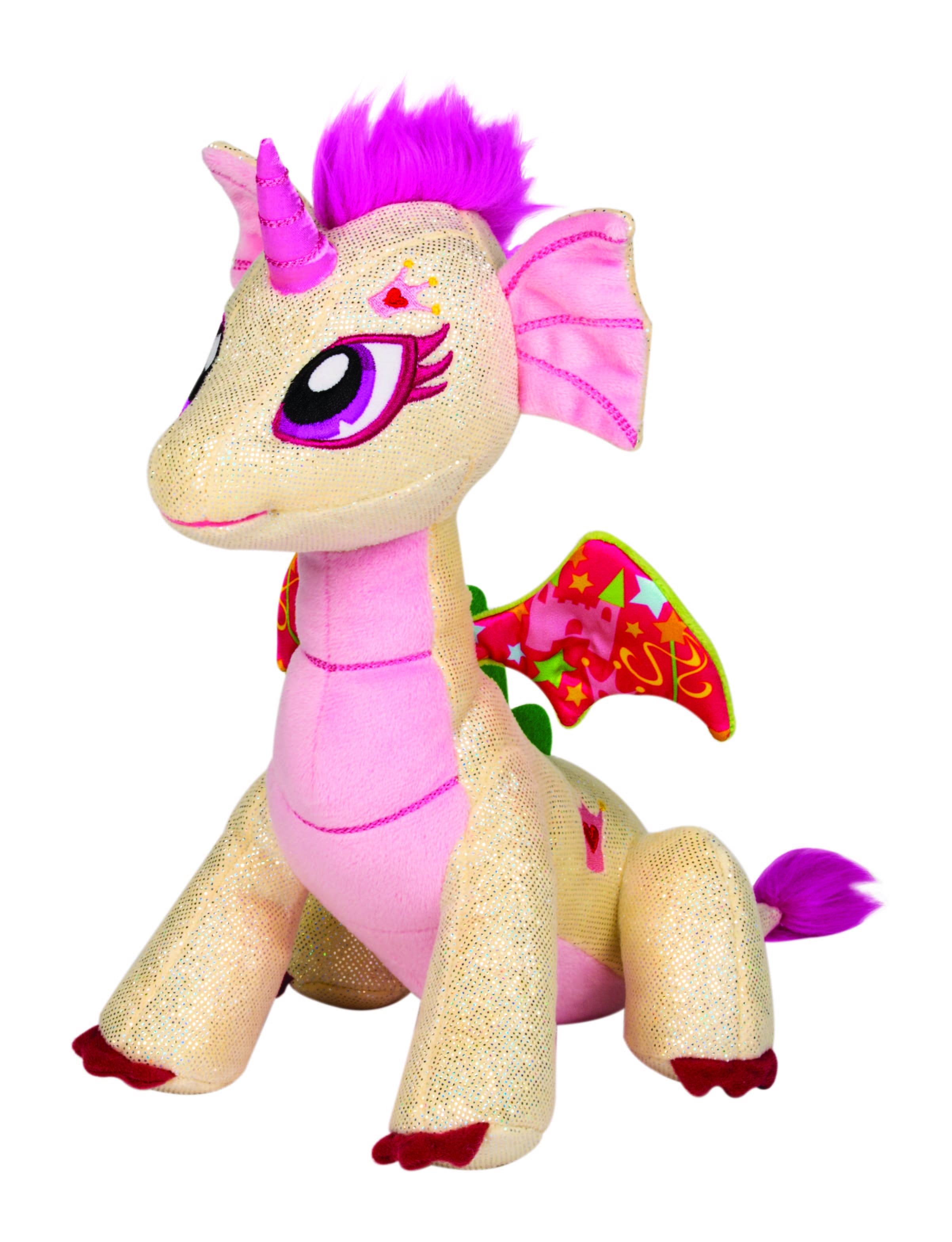 GlitterShine Dragons 10" Plush Glitter Fairy