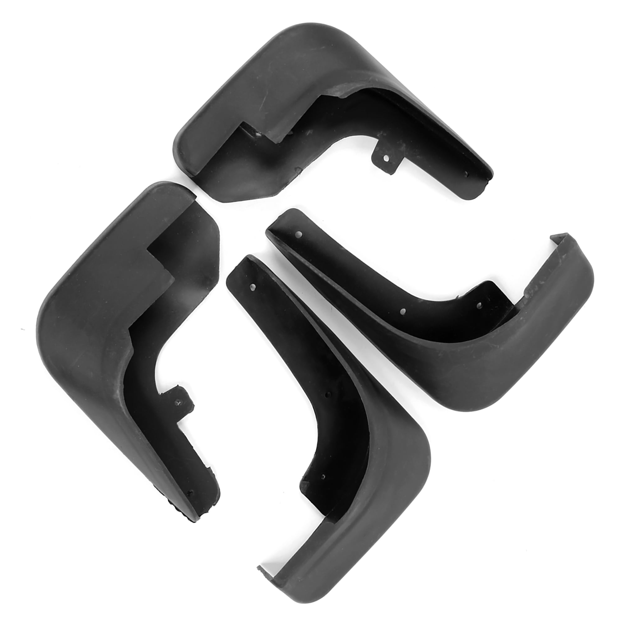 Set of 4 Car Rubber Front and Rear Mud Flaps, for Peugeot 207