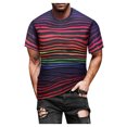 thumbnail image 2 of Waiimak T-Shirt Homme Printemps Été Décontracté Slim à Manches Courtes, 2 of 6