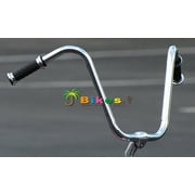 Micargi HERO 20 Beach Cruiser Coaster Brake Single Speed with Banana Seat Stainless Steel Spokes One Piece Crank Alloy Rims 36H Color: Baby Blue