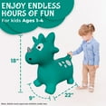 thumbnail image 4 of Dinosaur Bounce & Ride-on Inflatable Hopper, 4 of 7