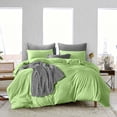 thumbnail image 1 of Dee's Collection Full/Queen Size 3 Psc Microfiber Duvet Cover Solid -Sage, 1 of 6