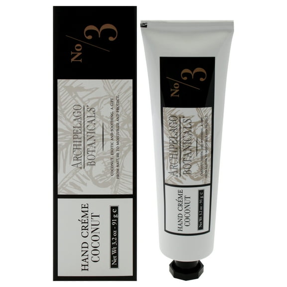 Archipelago Botanicals Hand Cream - Coconut , 3.2 oz Cream