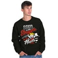 thumbnail image 4 of Dennis The Menace Struggle and Hustle Men's Crewneck Sweatshirt Brisco Brands X, 4 of 6