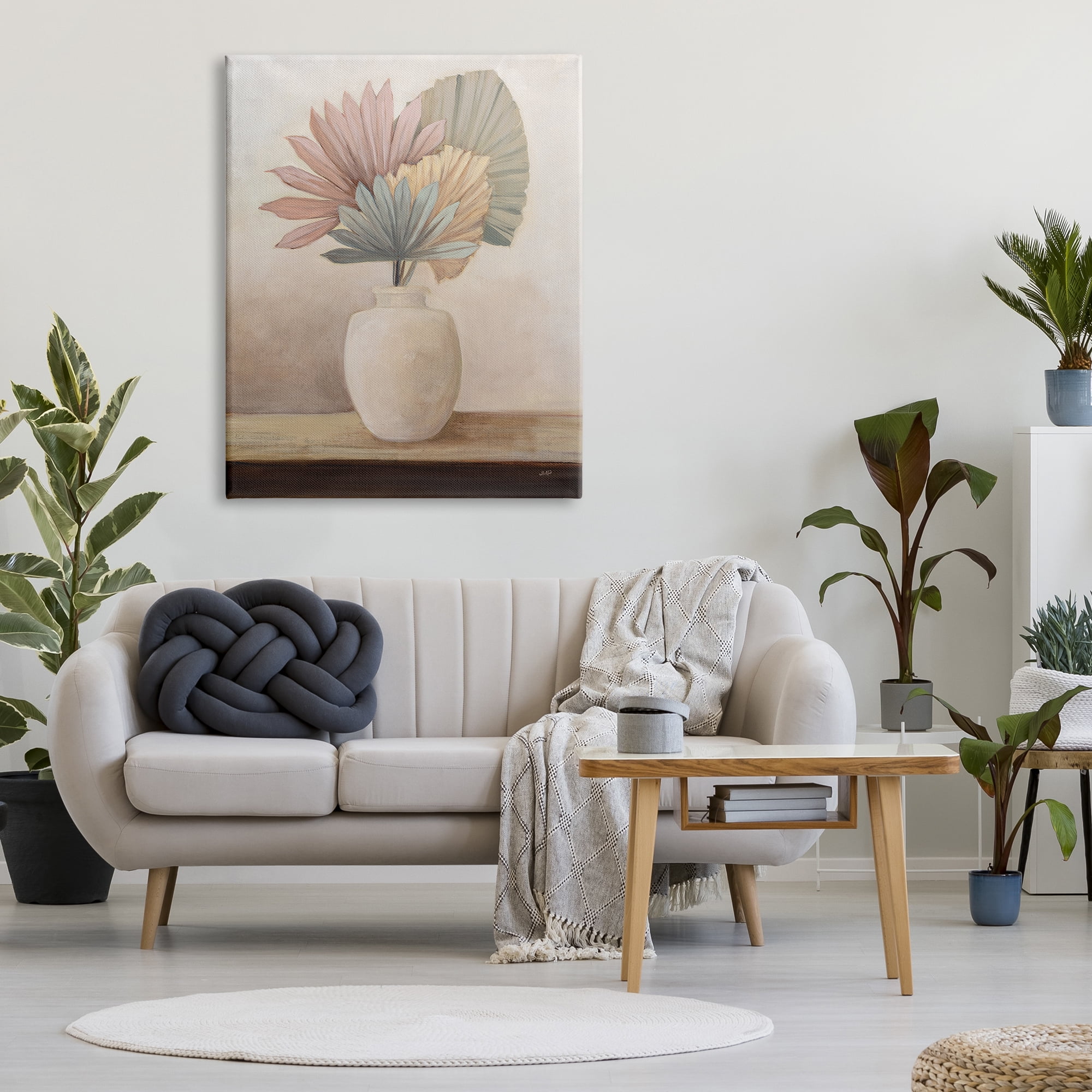 Stupell Industries Boho Sun Palms Botanical & Floral Painting Gallery Wrapped Canvas Art Print Wall Art, 36 x 48