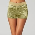 thumbnail image 2 of Shorts à Sequins pour Femmes, Hot Pants Disco, Mini Short Jazz Brillant, Extensible, Danse, 2 of 5