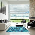 thumbnail image 7 of Ahgly Company Machine Washable Indoor Rectangle Transitional Blue Area Rugs, 8' x 10', 7 of 7
