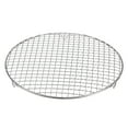 thumbnail image 1 of Unique Bargains Grille de Cuisson Ronde, Grille de Barbecue en Fil Croisé en Acier Inoxydable de 12 Pouces avec Pieds, 1 of 5