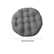 thumbnail image 4 of 2 piezas de cojines de repuesto para sillas colgantes de exterior tipo cesta gris rojo, 4 of 8