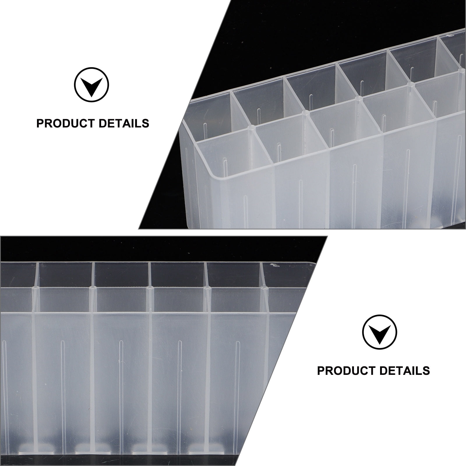 HOMEMAXS 20 Pcs  Durable Mark Pen Holders Pens Storage Containers 12 Holes Pens Boxes