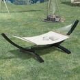 thumbnail image 6 of Prime Garden 12 Ft Indoor/Outdoor Powder Coated Galvanized Steel Arc Hammock Stand,Black, 6 of 8