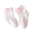thumbnail image 4 of Sprifallbaby Socks for Toddler Baby Girl, Soft Thin Cotton Socks Summer Socks with Bows, 4 of 6