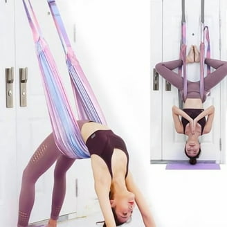 Qosigote 2024 New Yoga Stretching Strap Door, Aerial Yoga Rope For Back Pain, Aerial Yoga Rope, Unlock Pain-Free Living, Targeted Back Pain Relief (Black