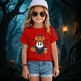 thumbnail image 2 of Staki Fall Tshirts Toddler Halloween Shirts for Kids Girls, Cute Halloween T Shirt(Red,11-12 Years), 2 of 5