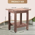 thumbnail image 6 of DOREROOM Prestige Waterproof Shower Bench with Adjustable Feet, Brown, 300 lbs Limit, 6 of 8