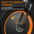 thumbnail image 6 of Ecotric 26" Electric Fat Tire Mountain Bicycle, 750W, 6 of 19