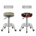 thumbnail image 5 of Bingfone13 Inch Padded Round Bar Stool Cover Cushion With Elastic Fabric Round Chair Seat - Forest Mushrooms, 5 of 7