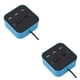 thumbnail image 2 of Methold USB Hub ABS Suministros de teléfono de apariencia pequeña Práctico Lector de tarjetas de múltiple Accesorios de computadora azul 2piezas, 2 of 6