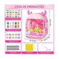 thumbnail image 2 of Máquina De Garras Para Niños Con Sonido Y 40 Mini Juguetes rosa, 2 of 5