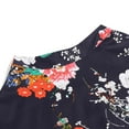 thumbnail image 5 of Edvintorg Vintage Skirts for Women Summer Fashion Retro Floral Printed Skirt Ladies Casual High Waist Skirts Women's Clothing Black L, 5 of 7