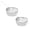 Silver*Two, variant on Stainless Steel Deep Fry Baskets with Handle, Multifunctional Fryer Basket, Round Wire Mesh Fry Basket for Frying, Serving Food,Clear,1Pcs