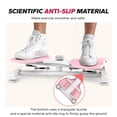 thumbnail image 6 of MERACH Slim Waist Twister, Silent Ab Toner for Women, 300 lbs Capacity, Core Workout Board for Home Gym, Pink, 6 of 12
