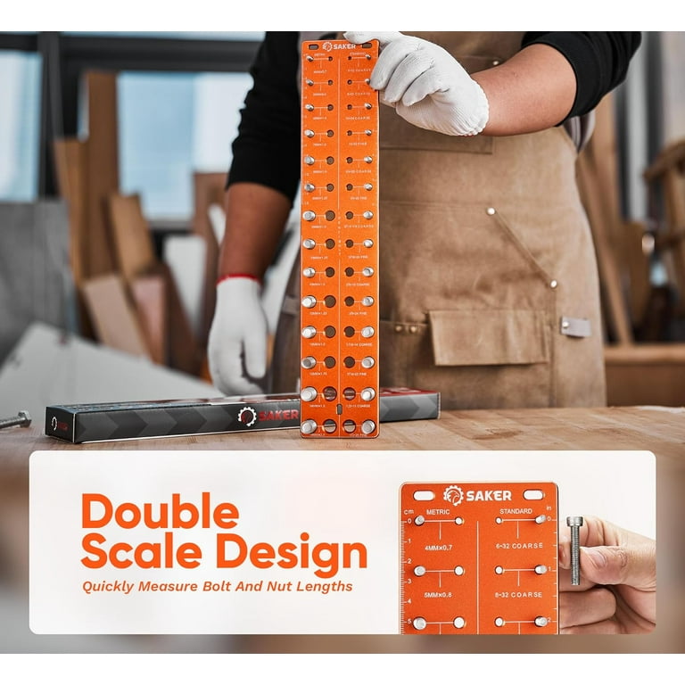 Thread Checker, 42 Nut And Bolt Thread Checker, Bolt Size And Thread