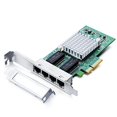 thumbnail image 2 of Gigabit 4 Ports NIC avec Puce Intel I350, Carte Réseau 1 Go Comparée à Intel I350-T4 NIC, Ports Quad RJ45, PCI Express 2.1 X4, Carte Ethernet Profil Bas pour Windows/serveur Windows/linux, 2 of 10