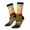 3 Black, variant on Oil Painting Style Pasture Cow Crew Socks for Men & Women, Breathable Casual Athletic Ankle Socks