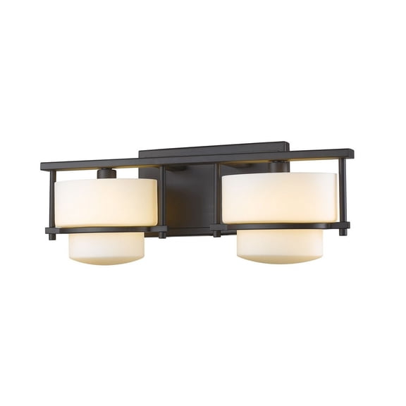 Z-Lite Porter 2 Light Vanity Light in Bronze