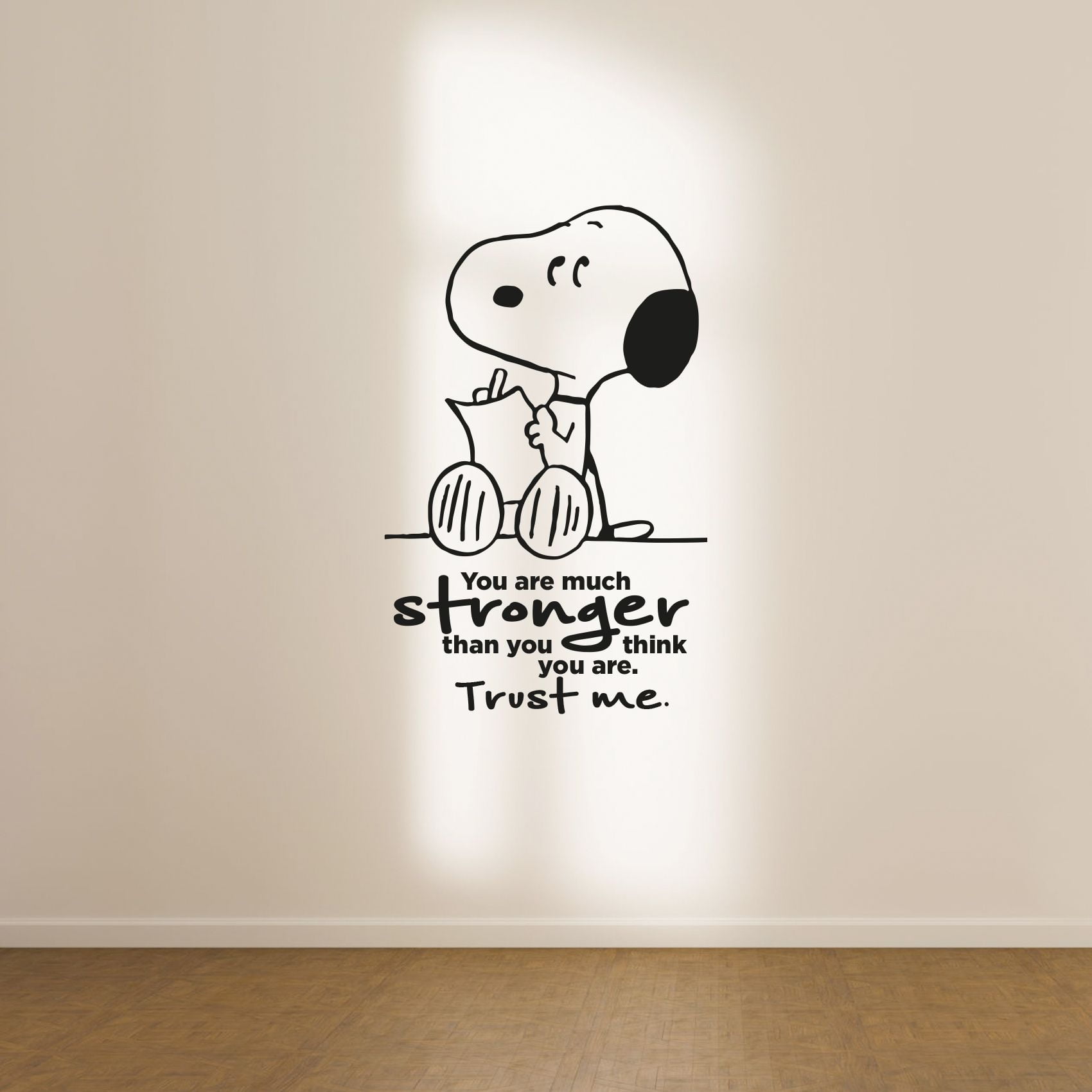 Snoopy Vinyl Wall Art Decal Quotes Home Kids Bedroom Living Room Sticker Design 