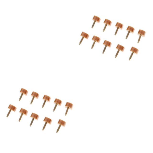 Xinxinyy Coussinets Embouts de Talons Hauts Réparation de Chaussures Remplacement Goujons Protection Fiable Abricot Fin 10mm 10mm Fine Épingle 2Ensemble