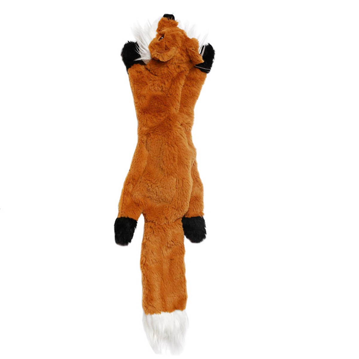 Pet Plush Durable Soft Chew Squeak Bite Toys Squeaky Toy Dog Toys FOX